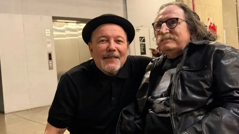 "Leyenda del rock mundial": Charly García y Rubén Blades juntos en lindo encuentro