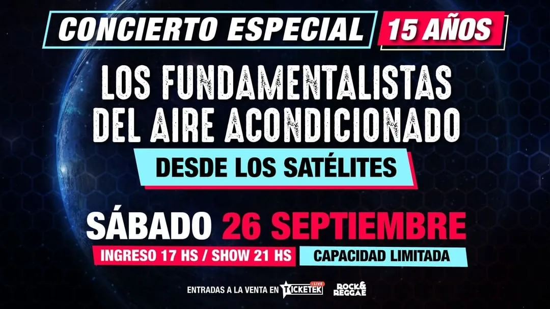 Los Fundamentalistas del Aire Acondicionado realizarán un concierto online para festejar sus 15 años