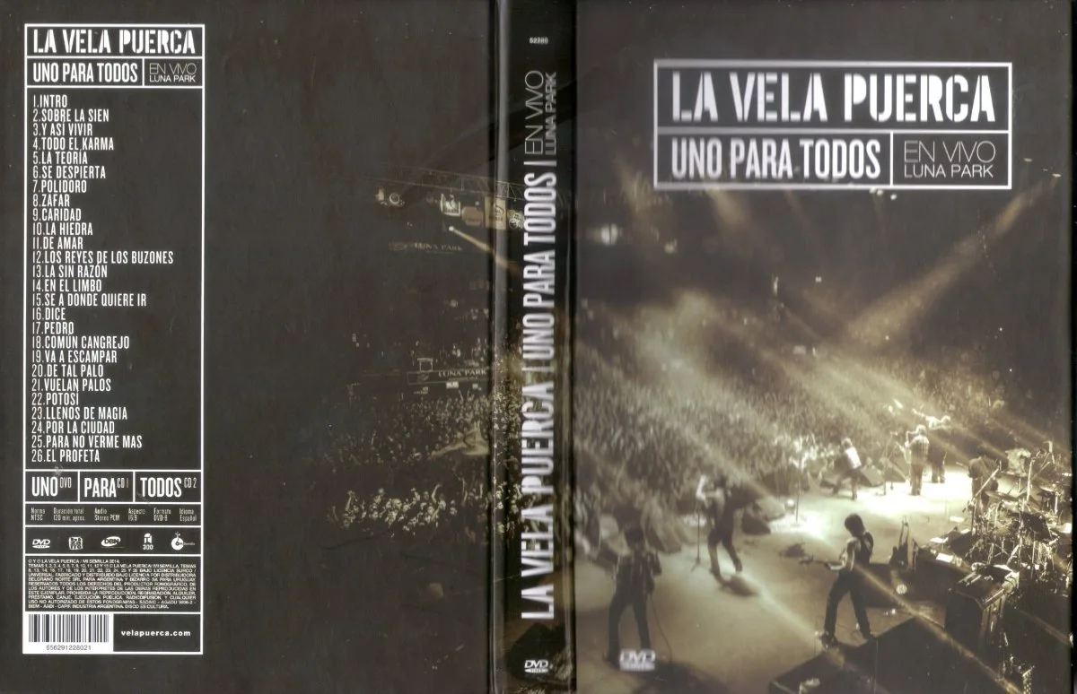 Hace 7 años La Vela Puerca registró uno más de sus conciertos épicos en el Luna Park de Buenos Aires
