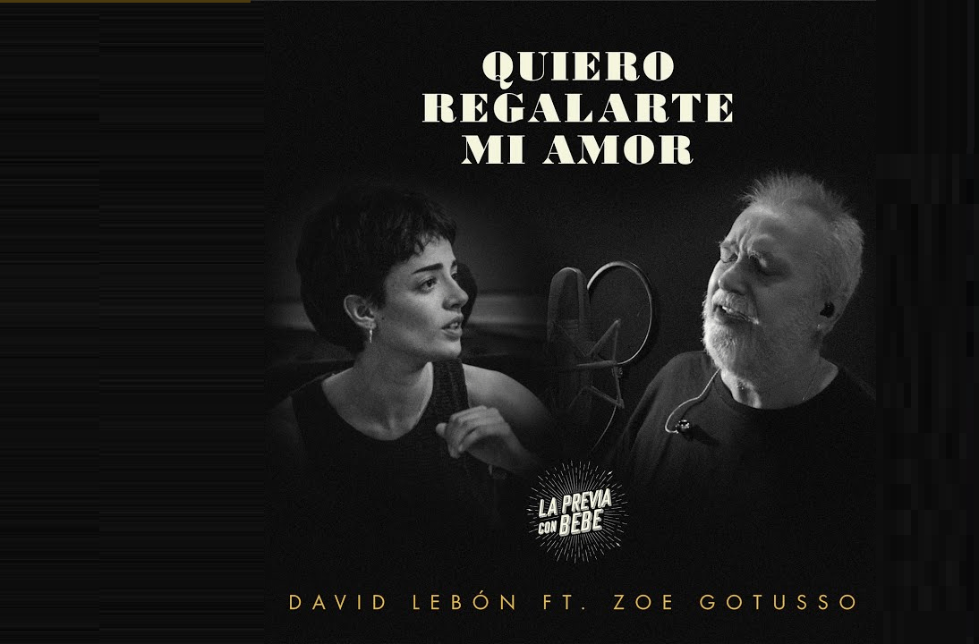David Lebón lanzó otra versión de “Quiero regalarte mi amor” junto a Zoe Gotusso