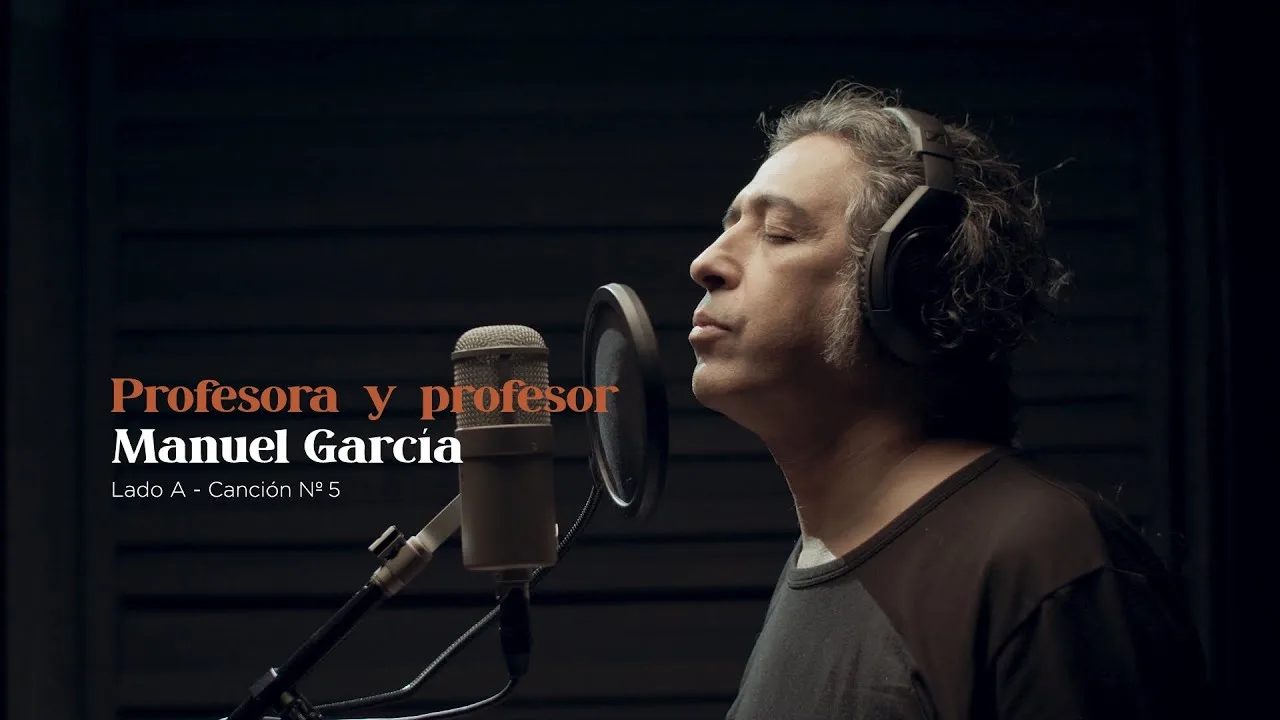 “Profesora y profesor”: Disfruta el maravilloso último tema y videoclip de Manuel García