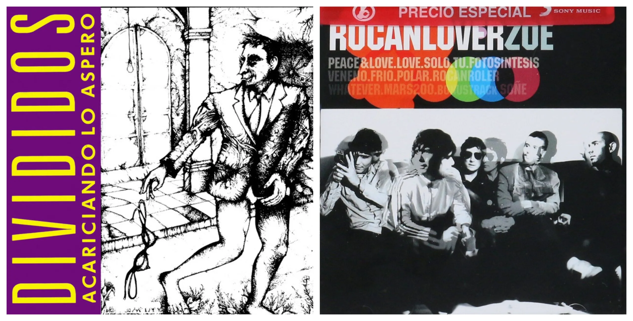 “Acariciando lo Áspero” de Divididos y “Rocanlover” de Zoé están de aniversario