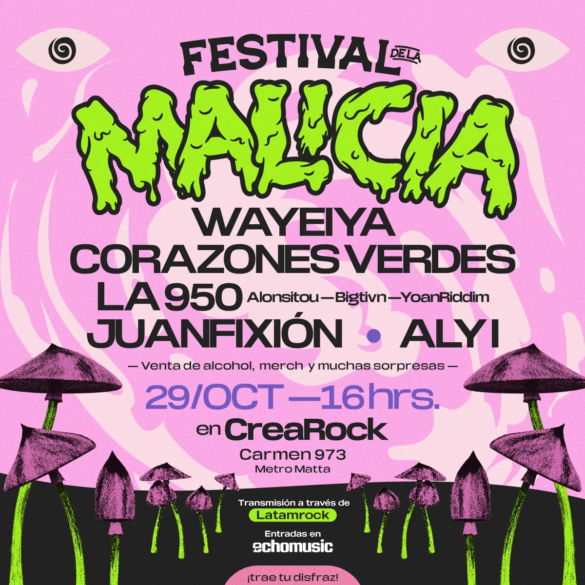 Festival de la Malicia III: El imperdible festival que será transmitido en exclusiva por LatamRock