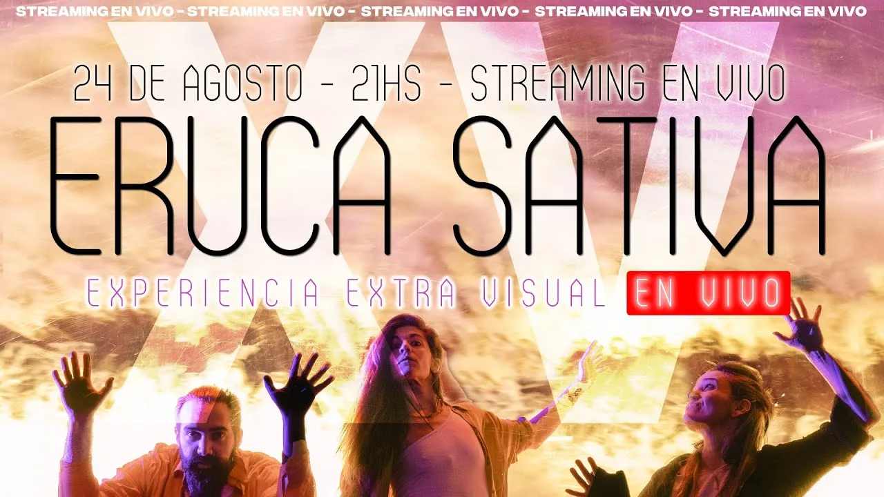 ¡En breve! Eruca Sativa dará un conciertazo que podrás ver gratis por streaming