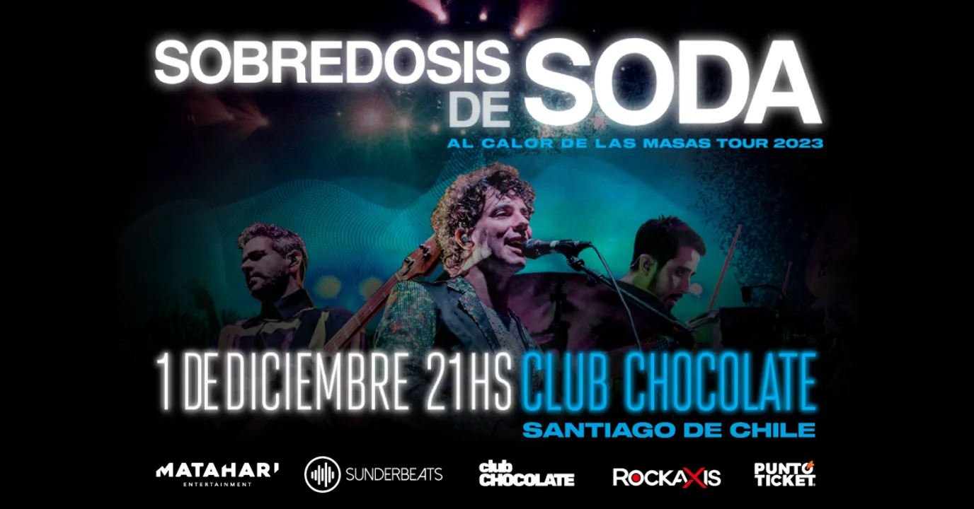 Sobredosis de Soda anuncia show en Chile plagado de emociones