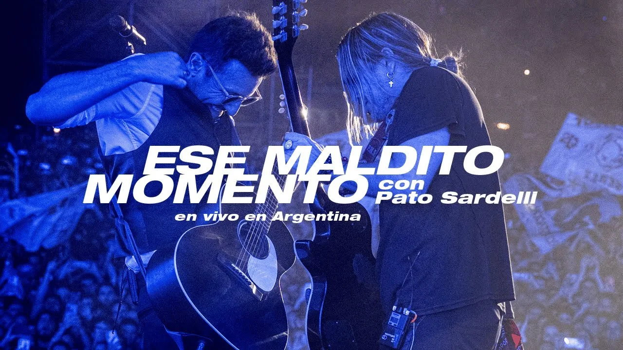 No Te Va Gustar lanza una vibrante versión en vivo de "Ese maldito momento" junto a Pato Sardelli de Airbag